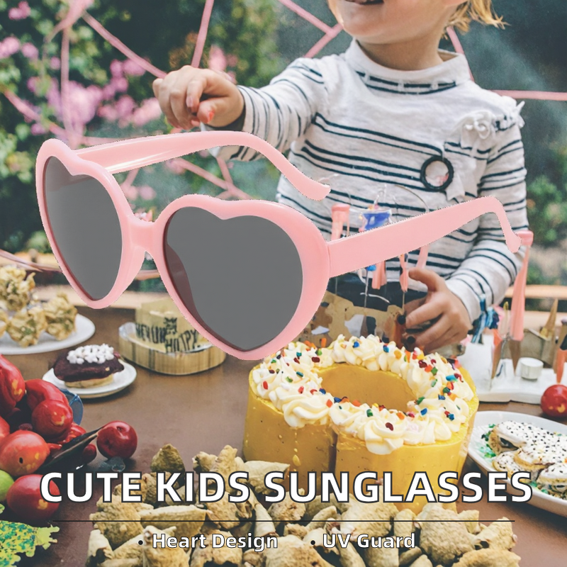 Kids Sunglasses Manufacturer - OEM Custom Fun & Cute Round Heart Baby
