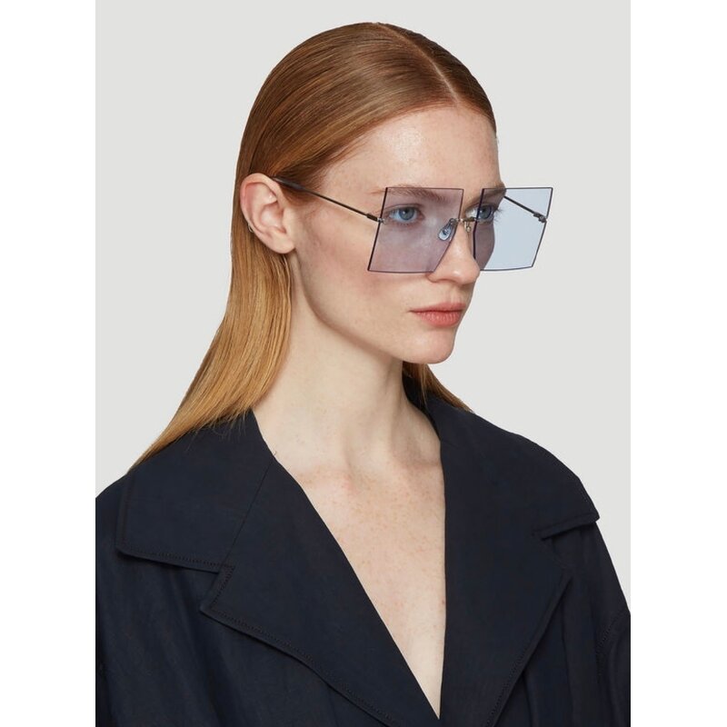 Sunglasses Manufacturer - OEM Custom Trendy Metal Big Oversized Rimless