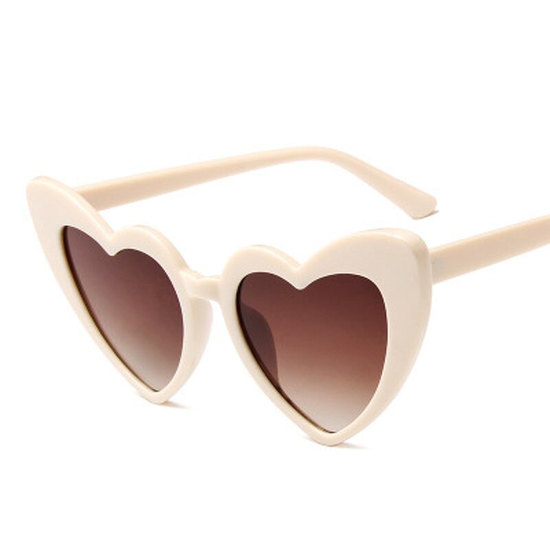 Sunglasses Manufacturer - OEM Custom Fashion Lady Peach Heart Shaped Women