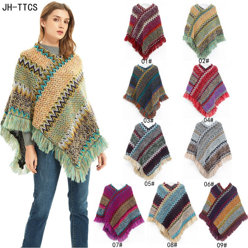Women Shawl Manufacturer - China Factory 2026 Thicken Warm Cashmere Tassel