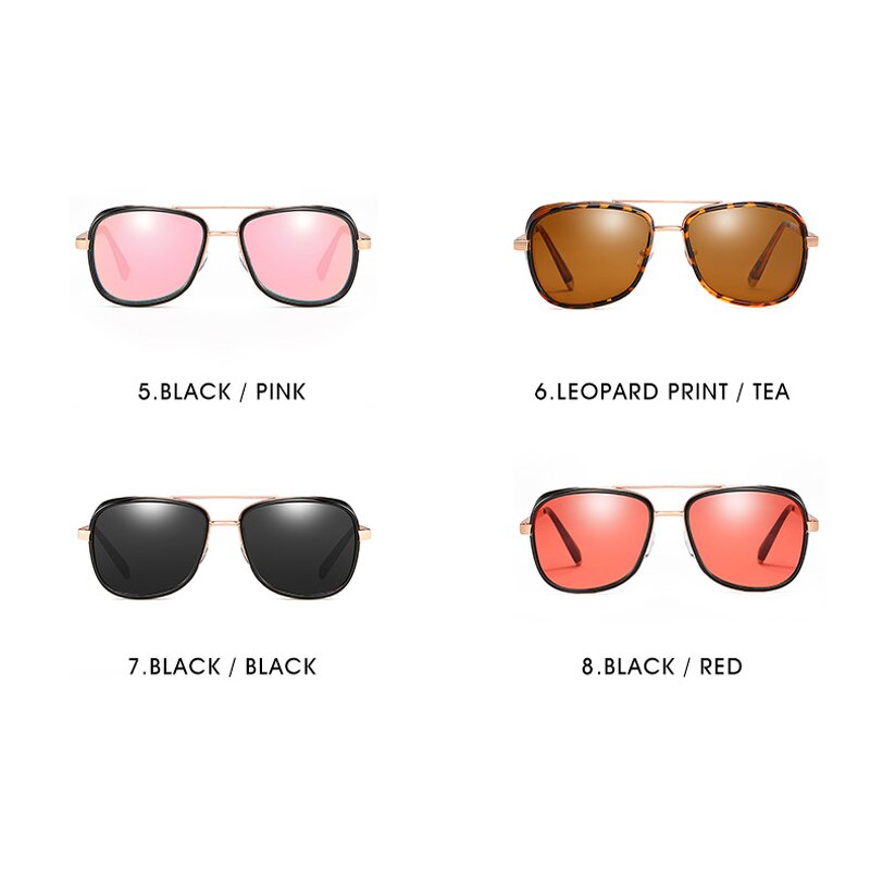 Sunglasses Manufacturer - OEM Custom Mirror Women Custom Logo Punk Glasses