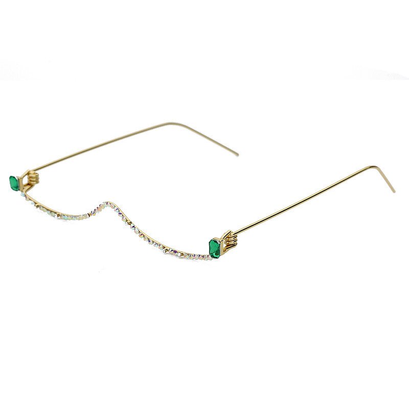 Sunglasses Manufacturer - OEM Custom Metal Chain Eyewear Crystal Frame Luxury