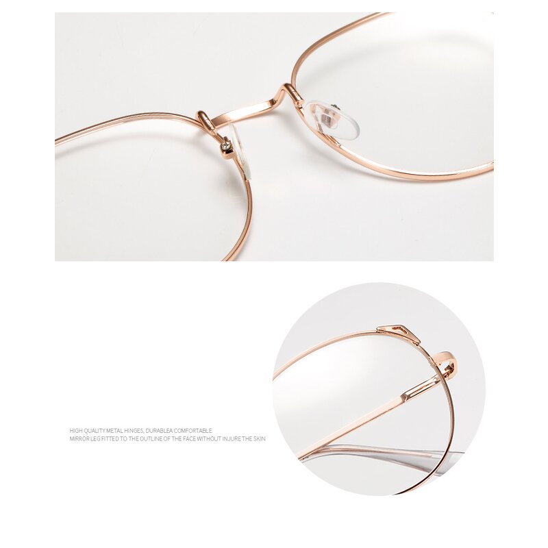 Eyeglass Frames Manufacturer - OEM Custom Retro Oval Clear Cheap for Optical