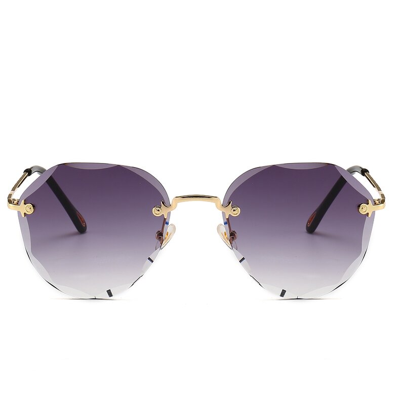 Sunglasses Manufacturer - OEM Custom Fancy Pilot 2020 Gradient Women Cut