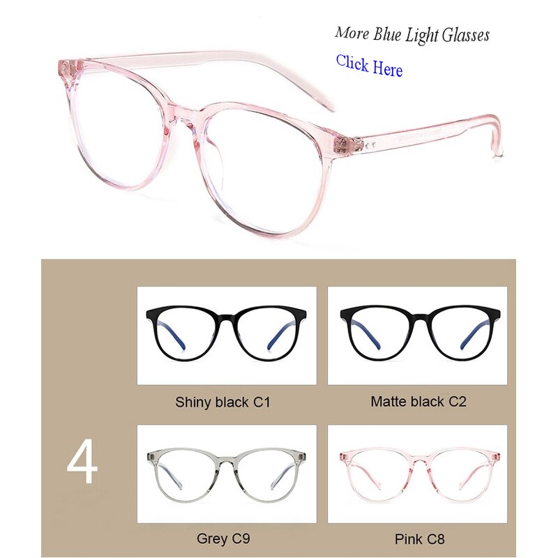 Blue Light Glasses Manufacturer - OEM Custom Comfort Big Computer 2020 TR90