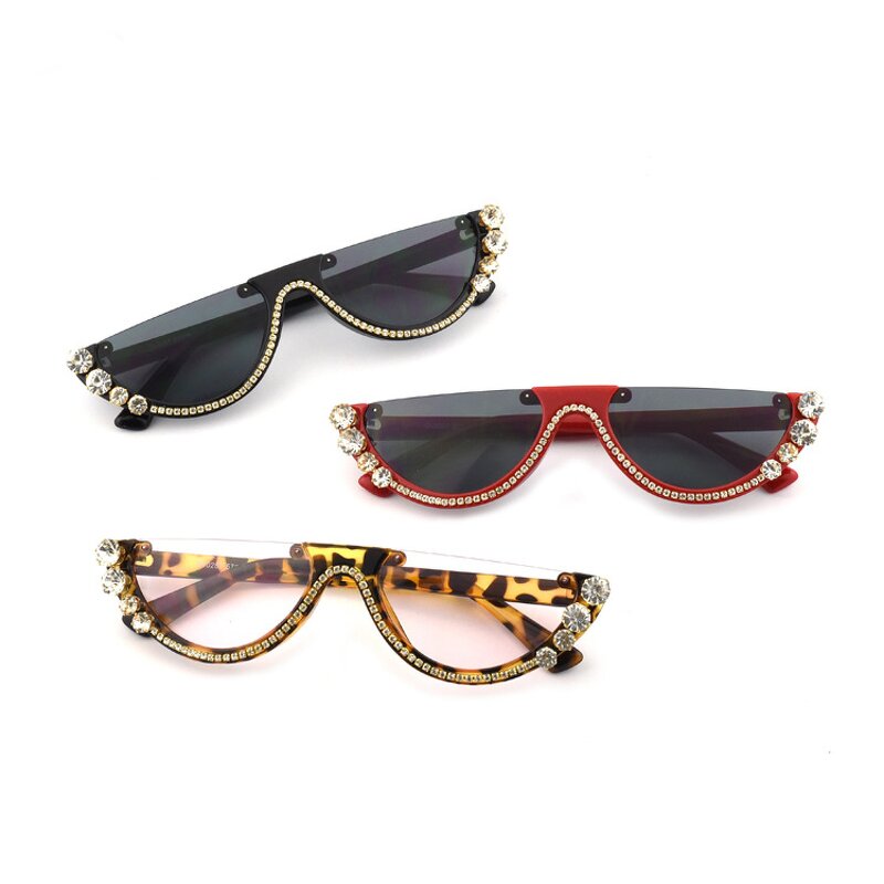 Sunglasses Manufacturer - OEM Custom 2024 Cool Half Eyewear Luxury Cat Eye