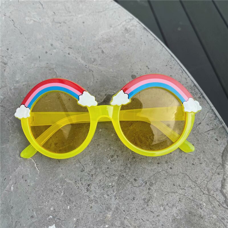Kids Sunglasses Manufacturer - OEM Custom Glitter Luxury Color Lens Round