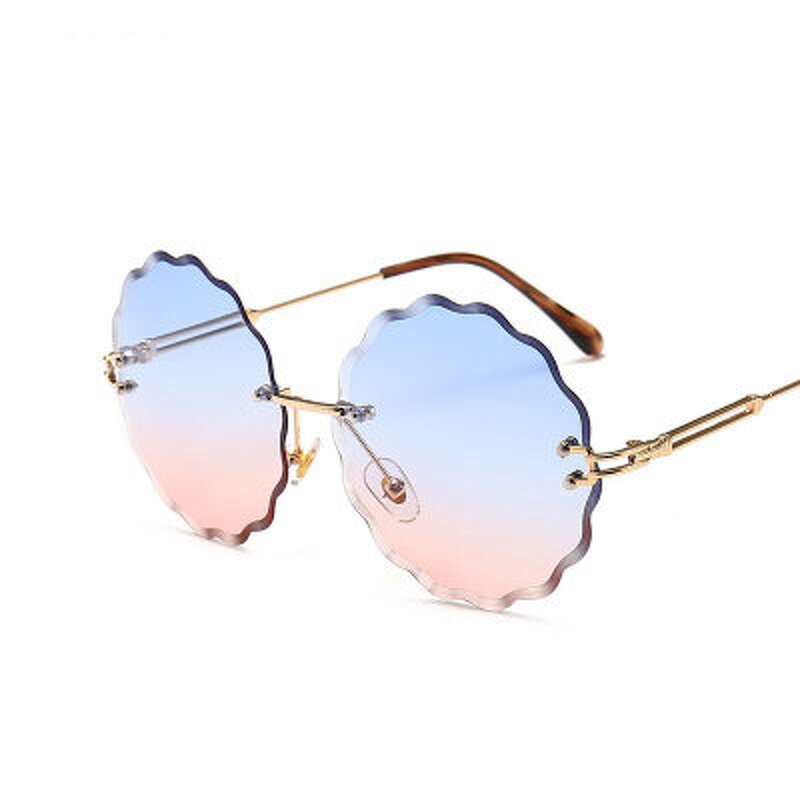 Sunglasses Manufacturer - OEM Custom Flower Saw Shape Gradient Metal