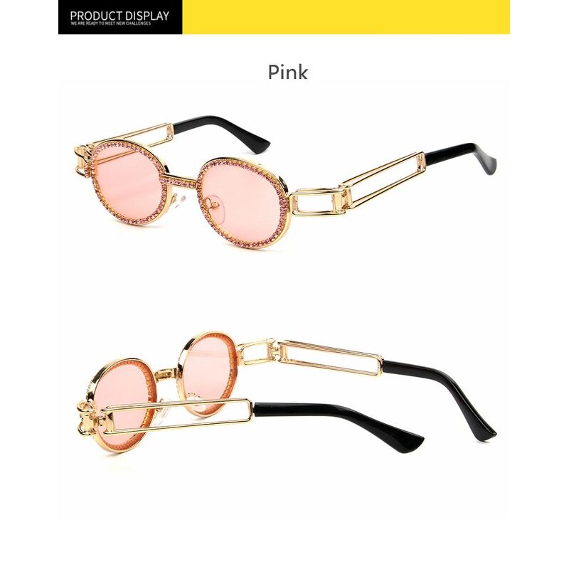 Sunglasses Manufacturer - OEM Custom Rhinestone Crystal Diamond Stoned Oval