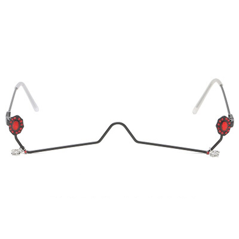 Sunglasses Manufacturer - OEM Custom Luxury No Lens Semi Rimless with Diamonds