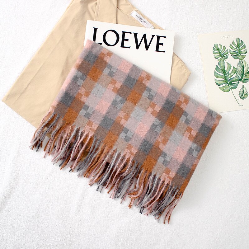 Winter Shawl Manufacturer - New Fashion China Factory Thicken Warm Cashmere