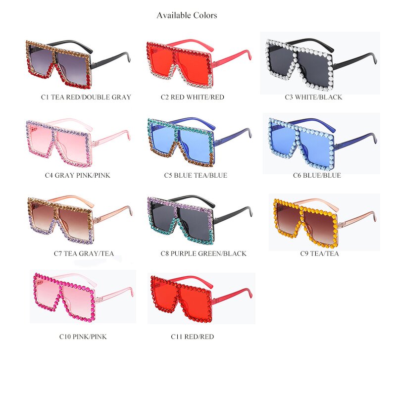 Kids Sunglasses Manufacturer - OEM Custom FRIENDS Glitter Big Oversized