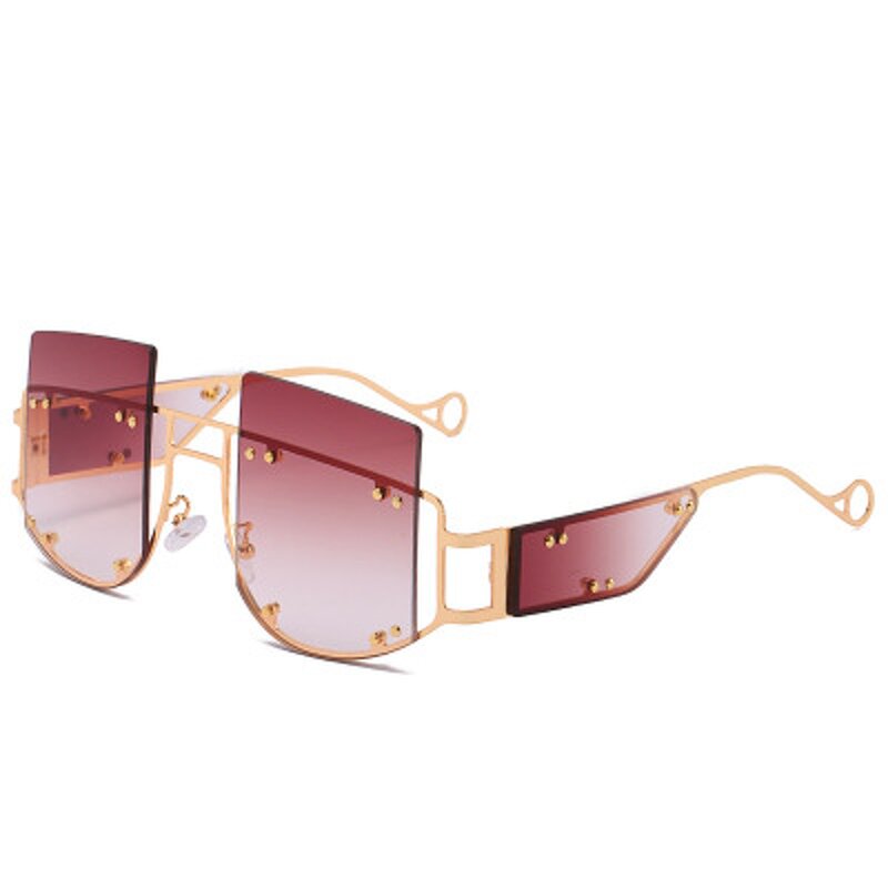 Sunglasses Manufacturer - OEM Custom Fashion Big Square Face Shield Oversized