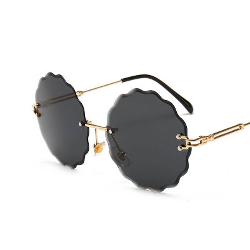 Sunglasses Manufacturer - OEM Custom Flower Saw Shape Gradient Metal