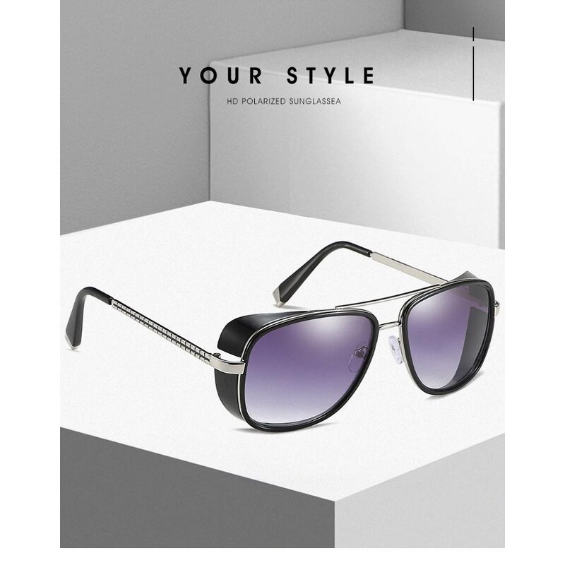 Sunglasses Manufacturer - OEM Custom Mirror Women Custom Logo Punk Glasses