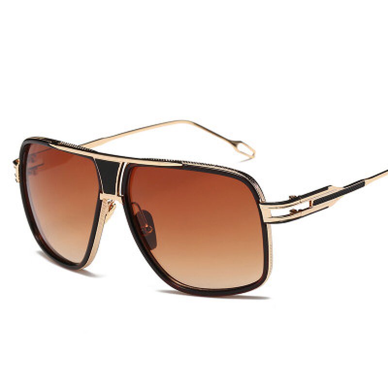 Sunglasses Manufacturer - OEM Custom FRIENDS Gradient Metal Mirror Oversized