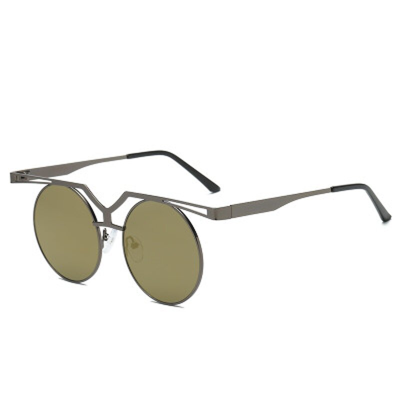 Sunglasses Manufacturer - OEM Custom 2021 New Hip Hop Retro Steampunk Round