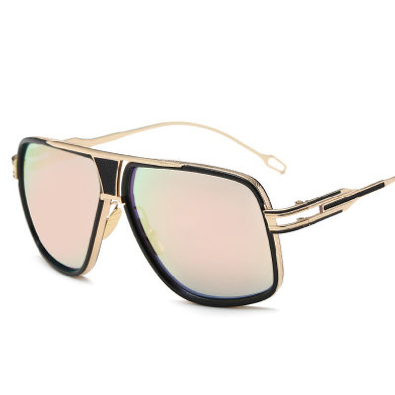 Sunglasses Manufacturer - OEM Custom FRIENDS Gradient Metal Mirror Oversized