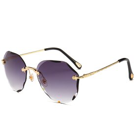 Sunglasses Manufacturer - OEM Custom Fancy Pilot 2020 Gradient Women Cut