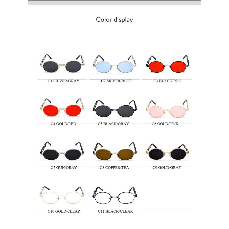 Sunglasses Manufacturer - OEM Custom High End Metal Men Women Punk Steampunk