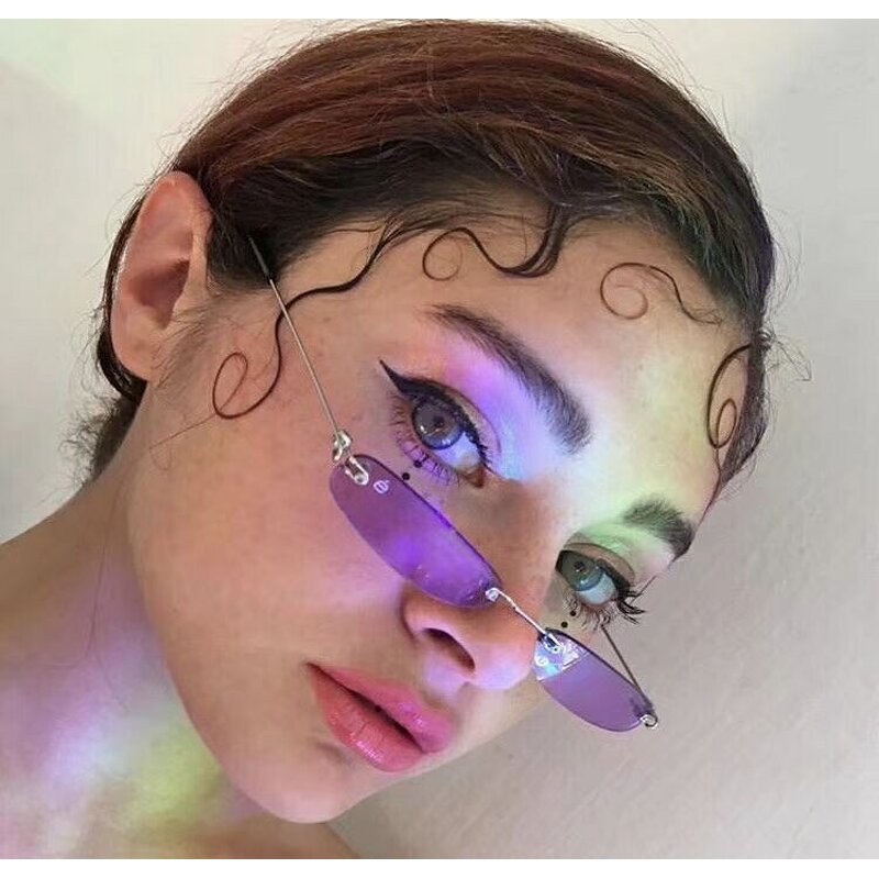 Rimless Sunglasses Manufacturer - OEM Custom Women Men 2024 Metal Hip Hop