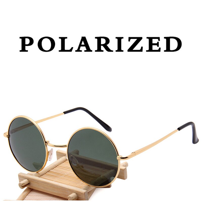 Sunglasses Manufacturer - OEM Custom Fashion Mens Polarized Round Metal