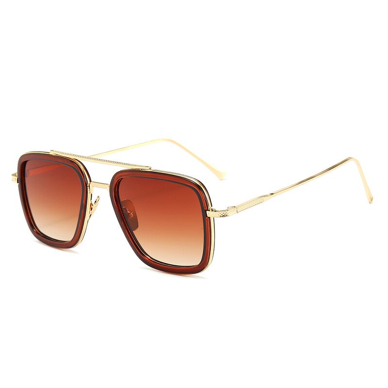 Sunglasses Manufacturer - OEM Custom High Quality Square Copper Iron Man