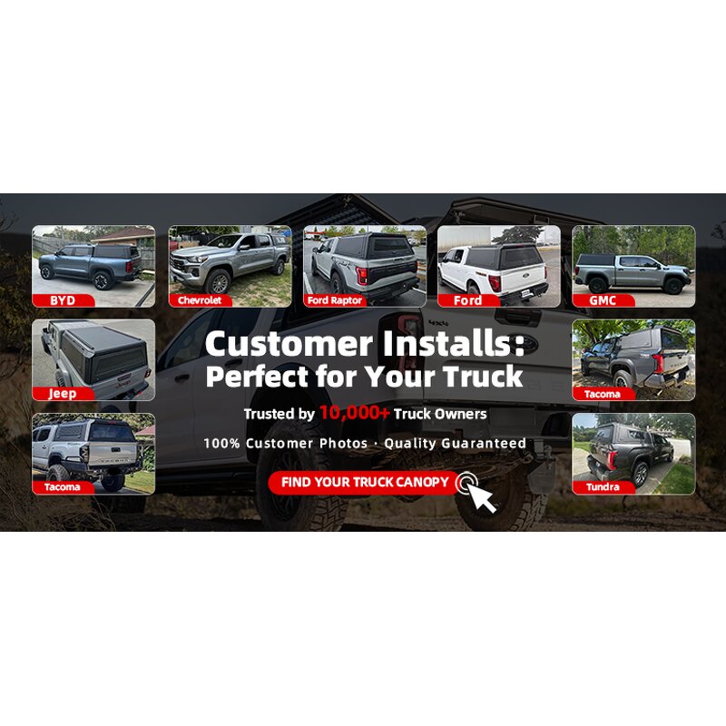 Truck Canopy Supplier - Aluminum Alloy for Pickup Tacoma
