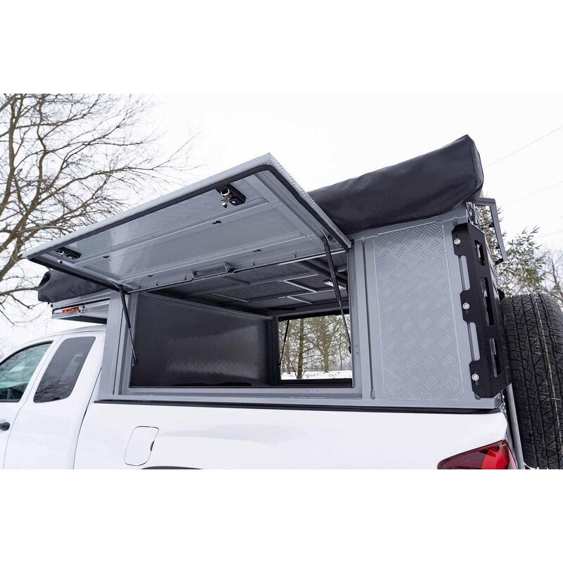 Slide in Camper Factory - Canopy Aluminum Dual Cab