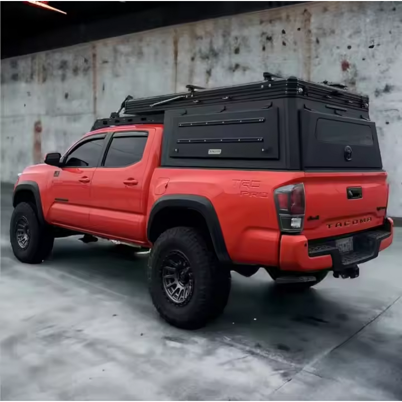 Truck Canopy Manufacturer - Aluminum Topper with Rack