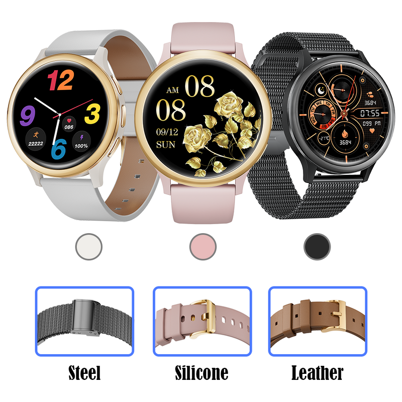 Smart Watch Factory - M55 LED Screen Leather Strap