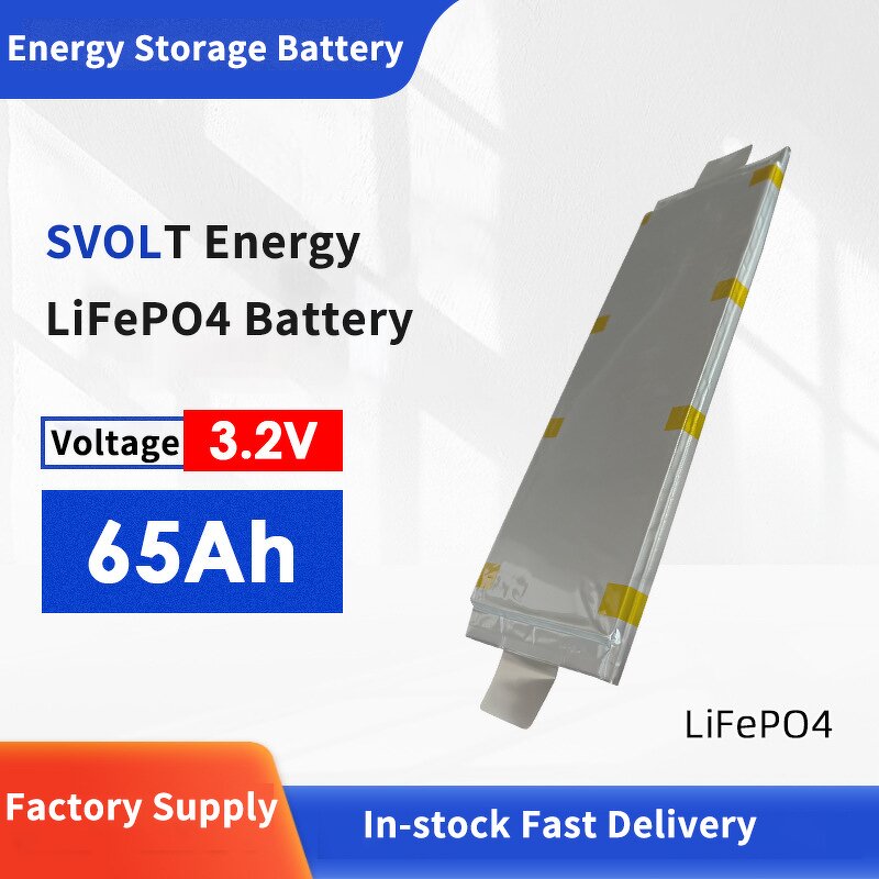 LiFePO4 Battery Cell Supplier - SVOLT 3.2V 65Ah Pouch for Home