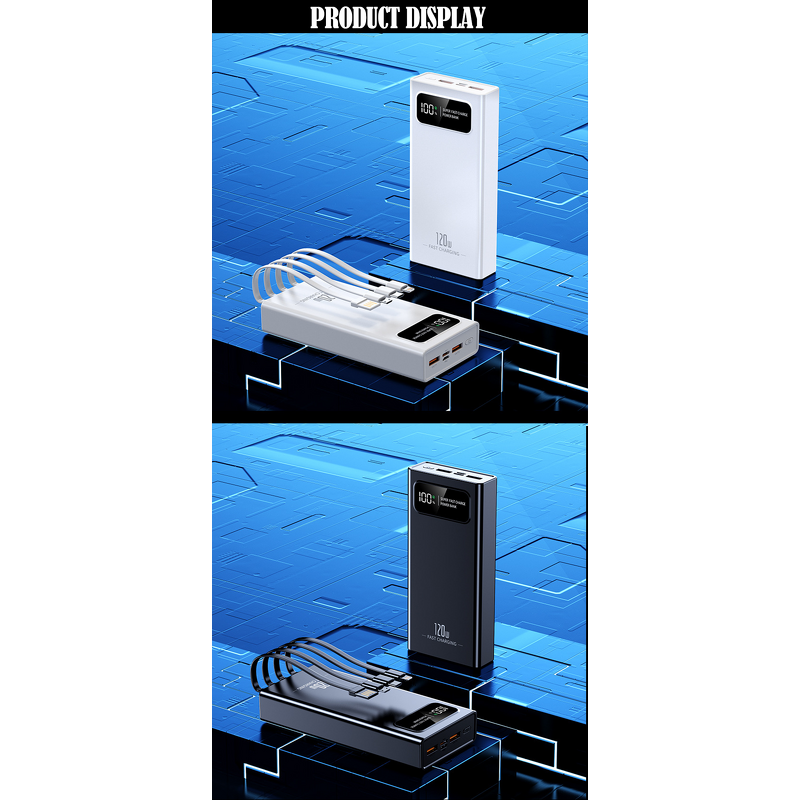 Power Bank Supplier - 30000mAh K103 Digital Display 22.5W Output