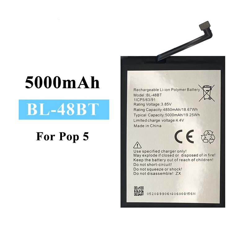 Tecno Battery Supplier - BL-48BT 5000mah for Pop 5