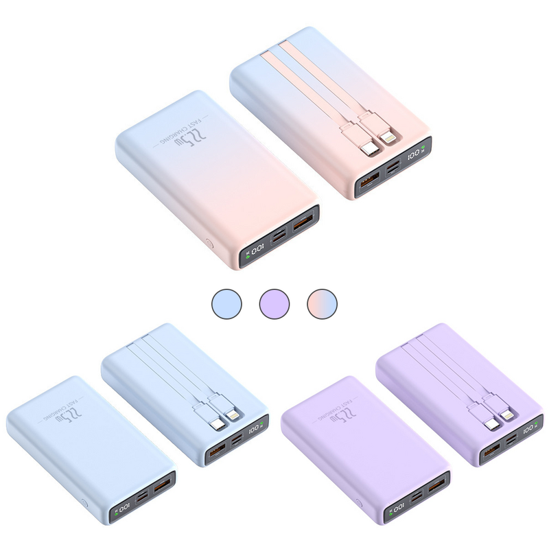 Power Bank Supplier - 10000mAh 22.5W Fast Charging Built-in