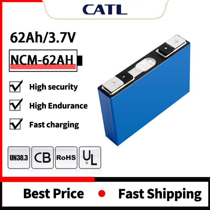 Lithium Battery Cell Supplier - CATL 62Ah 3.7v Prismatic NCM