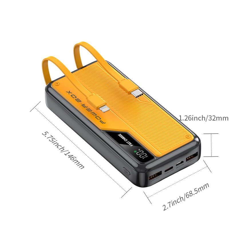 Power Bank Factory - 20000mAh 120W USB Type C Fast Charging