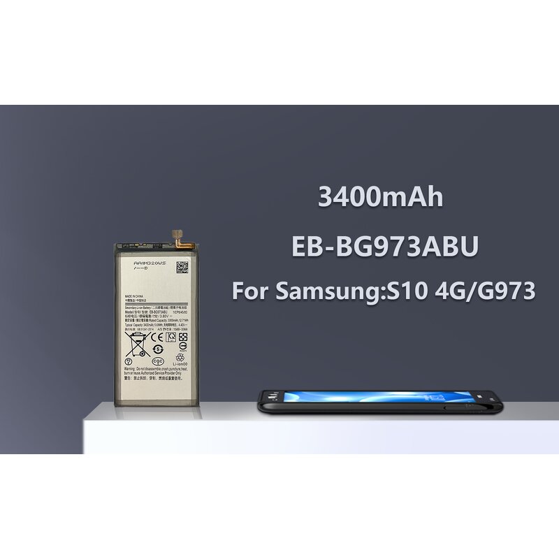 Samsung Battery Supplier - EB-BG973ABU 3400mah for S10 4G