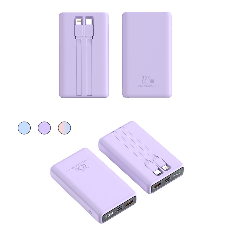 Power Bank Supplier - 10000mAh 22.5W Fast Charging Built-in