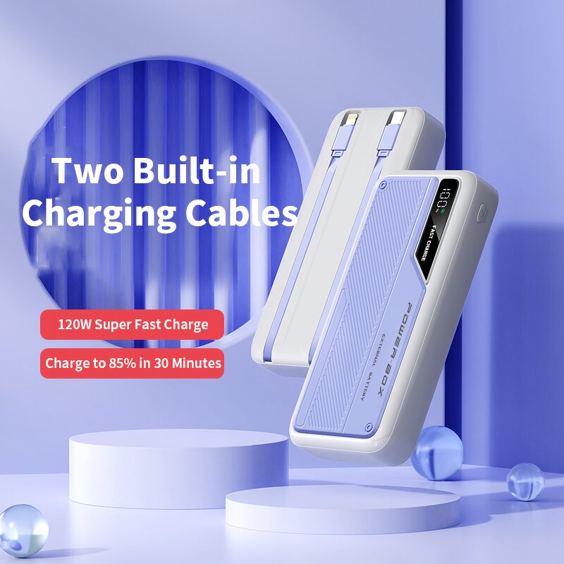 Power Bank Supplier - 20000mAh 120W Super Fast Charge Custom
