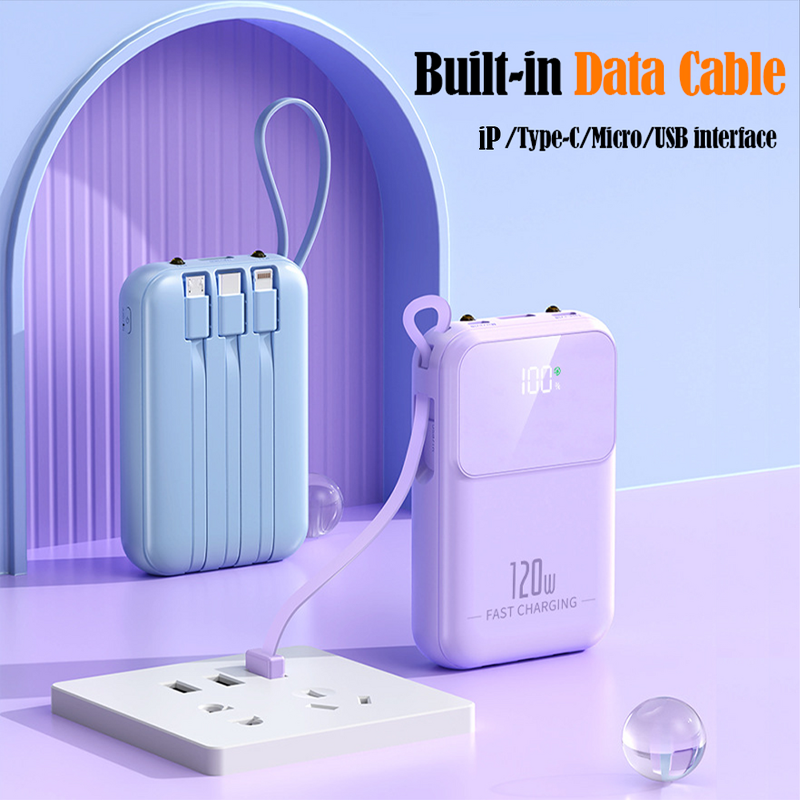 Power Bank Supplier - DX275 10000mAh 120W Fast Charge Built-in