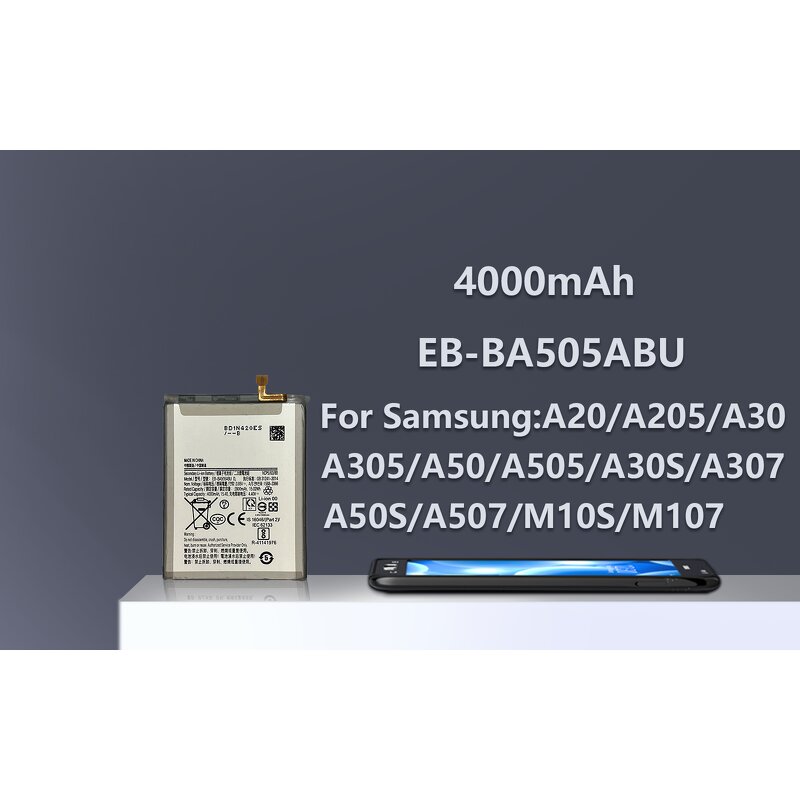 Samsung Battery Factory - EB-BA505ABU 4000mah for A20 A30 A50