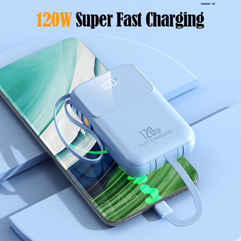 Power Bank Supplier - DX275 10000mAh 120W Fast Charge Built-in