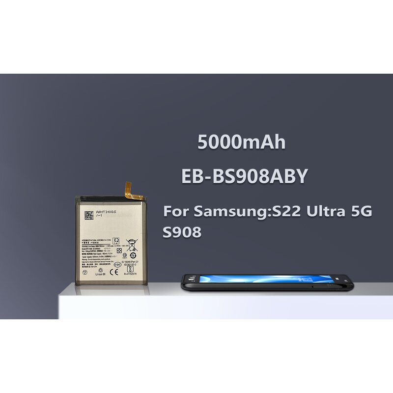 Samsung Battery Supplier - EB-BS908ABY 5000mah for S22 Ultra