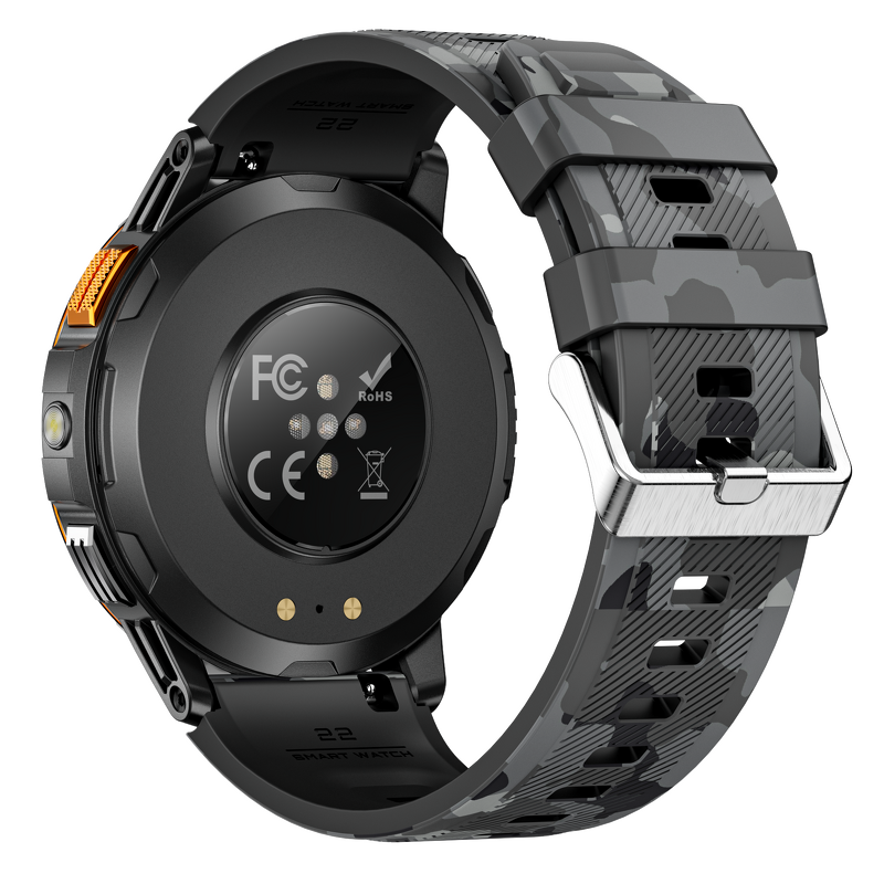 Digital Watch Supplier - YK07 LED Silicone Camouflage Style