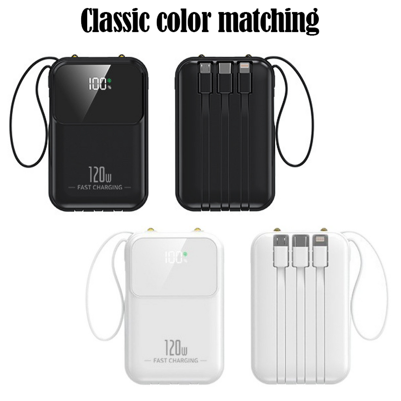 Power Bank Supplier - DX275 10000mAh 120W Fast Charge Built-in