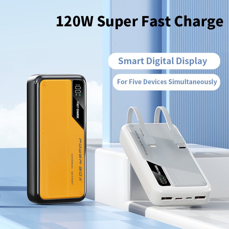 Power Bank Factory - 20000mAh 120W USB Type C Fast Charging