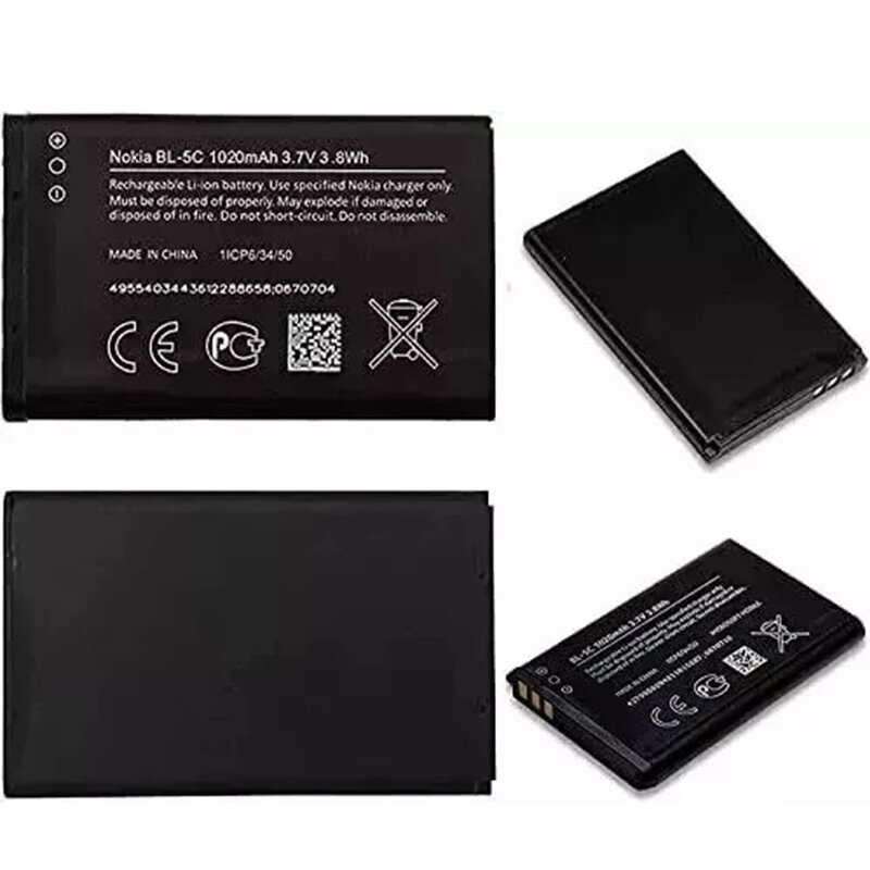 Nokia Battery Supplier - BL-5C for 1100 1200 1650 2300