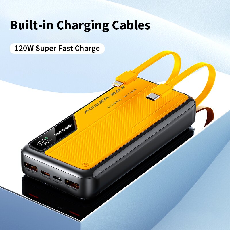 Power Bank Supplier - 20000mAh 120W Super Fast Charge Custom