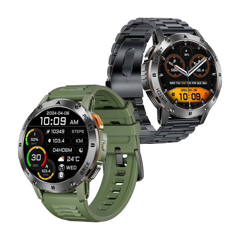 Digital Watch Factory - YK07 LED Noctilucan Stainless Steel